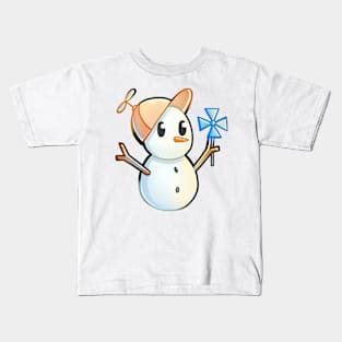 Little Snowman Kids T-Shirt